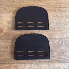 Buckle Girth Guards for Saddles, One Pair, Brown Leather, Oiled but never used.