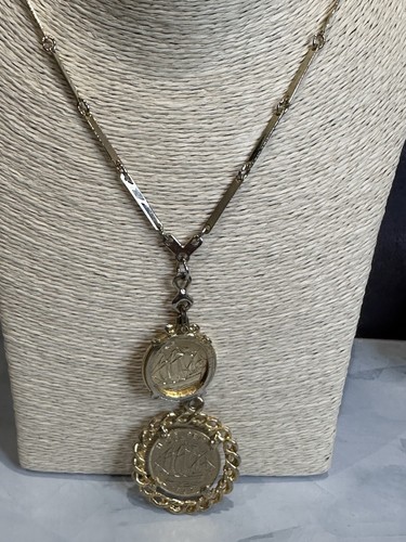 Vintage 2pc gold - vintage, half