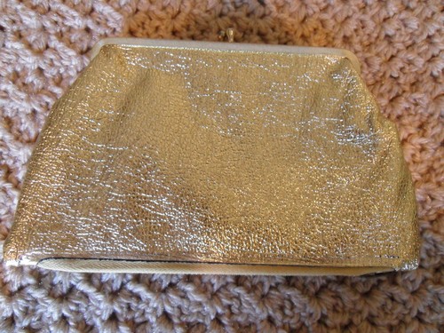 Vintage gold leme evening - gold,