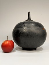 Large Vintage Wooden Lidded