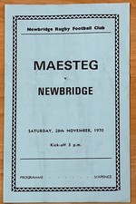 1970 NEWBRIDGE v MAESTEG