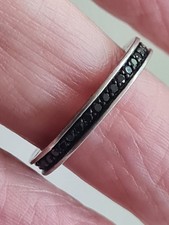 silver thomas sabo black stone