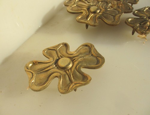 Brass flower ormolu - flower, furniture