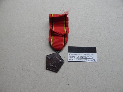 Zimbabwe liberation medal - zimbabwe,