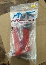 MINT RED AME DOUBLE BUBBLE FONT GRIPS OLD SCHOOL BMX  GT HUTCH REDLINE PERFORMER