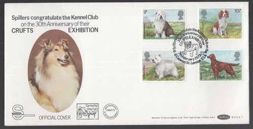 1979 crufts dogs - 1979, fdc.