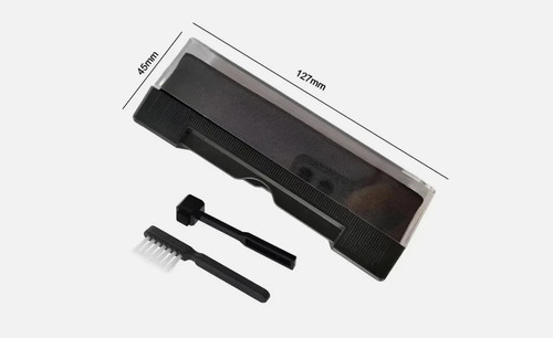 Vinyl record cleaning brush - record,