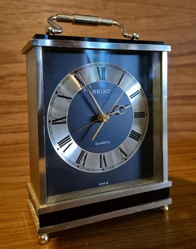 Seiko mantel alarm - clock,