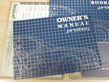 Genuine Proton WIRA ETC Persona Saloon Aeroback Owners Manual Handbook +SERVICE 