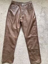 NASTY GAL BROWN REAL LEATHER