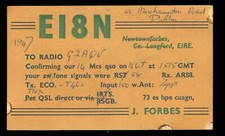 1 x QSL Card Radio Ireland