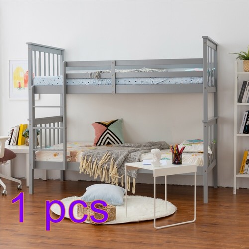 3ft single wooden bunk - wooden, bed