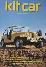 Kit Car magazine October 1983 featuring Tarragon, Albar Sonic, Eagle RV