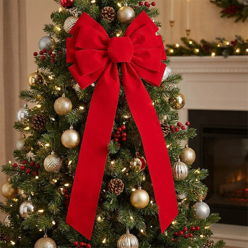 Long streamers christmas - christmas, tree