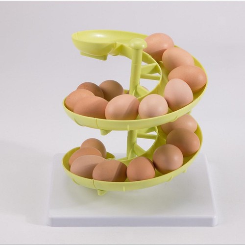 Spiral egg skelter dispenser - egg,