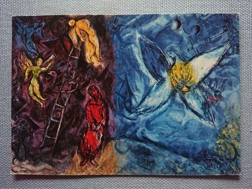 Old postcard marc chagall - postcard,