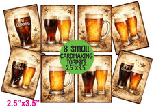 Small card toppers vintage - card,