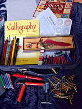 Caligraphy job lot - job, dip