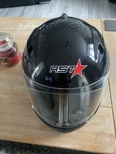 RST Motorbike Helmet, Size Small, Black (comes with helmet cover)