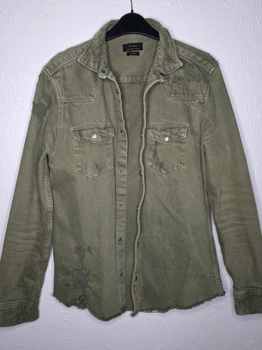 Zara men denim distressed - men's,