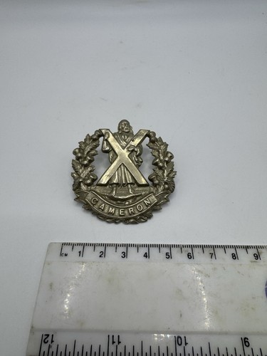 Cameron highlanders cap - highlanders, badge