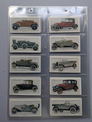 Cigarette cards lambert and - cigarette,