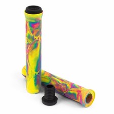 Slamm Stunt Scooter Team Hand Grips - 165mm - Tie Dye Tropical - SALE WAS £15!