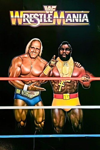 Wwf wrestlemania poster - wwf,