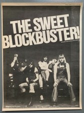 THE SWEET 1973 vintage POSTER