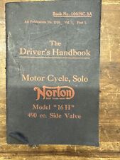 Original NORTON 16H 490cc Side