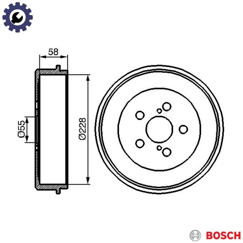 Brake drum 986 477 140 - 477,