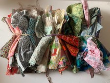 Vtg Quilting Fabric Mixed Lot