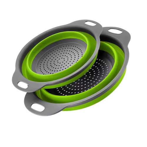 Silicone folding drain basket - silicone,