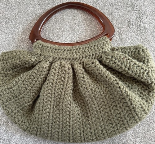 Hand crocheted women bag - crocheted,