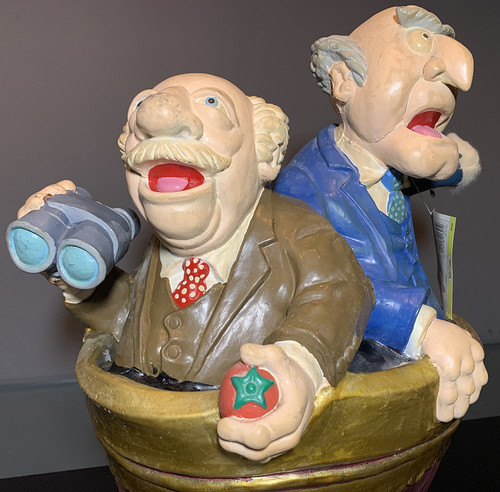 Waldorf statler statue - &,