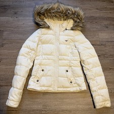 Hollister Y2K White Puffer