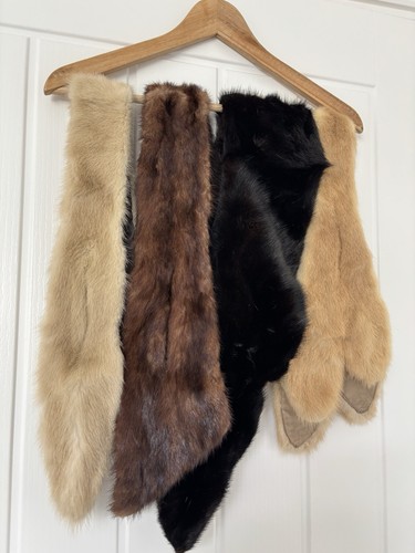 Vintage real fur collar - vintage,