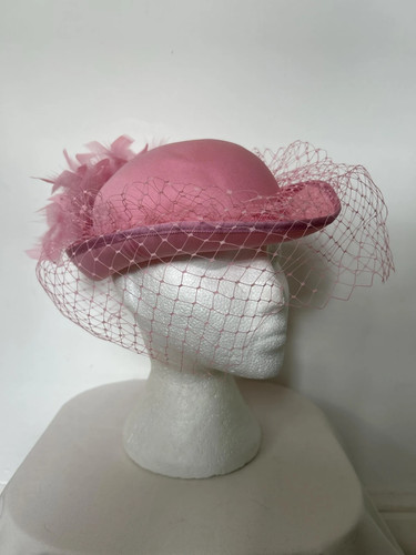 Vintage 1980s pink pillbox