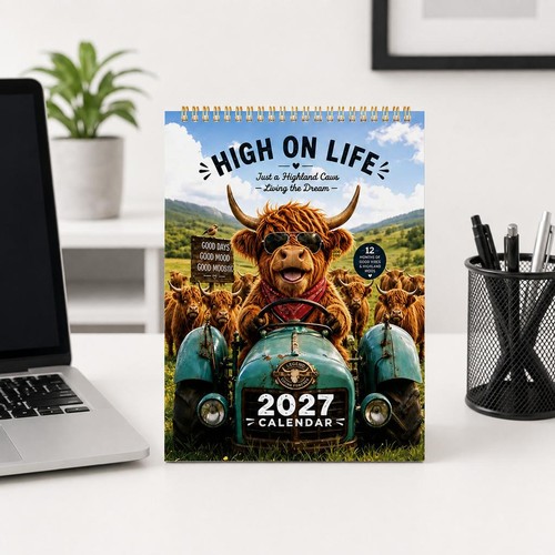 2027 funny highland - highland, cow