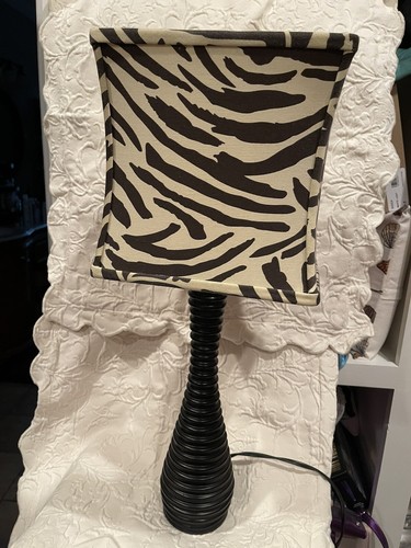 Zebra print lamp - zebra,