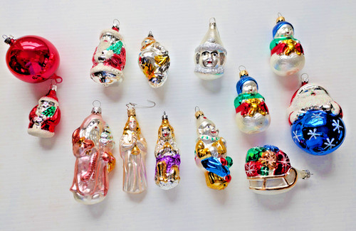Vintage blown glass - 12,