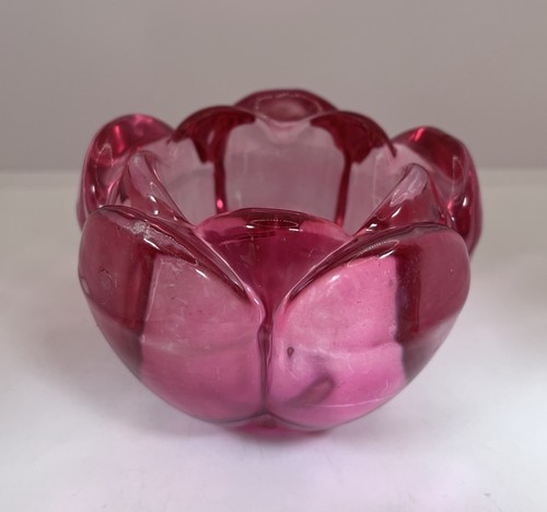 Vintage deep pink glass - deep,
