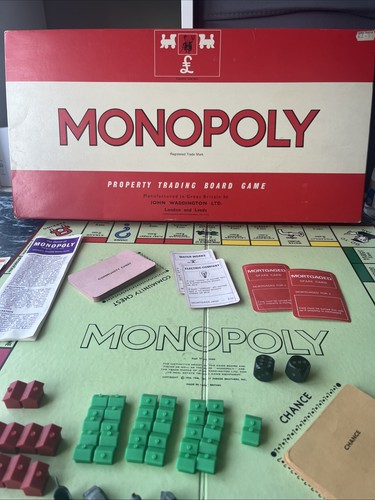 Monopoly board game 1972 - monopoly,