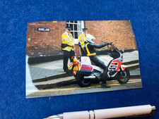 VINTAGE PHOTOGRAPH  10/15 CM  ST ALBANS POLICE  LIGHT HORIZONTAL CREASES MOTORBI