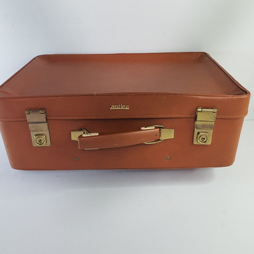 Antler tan leather vintage - antler,