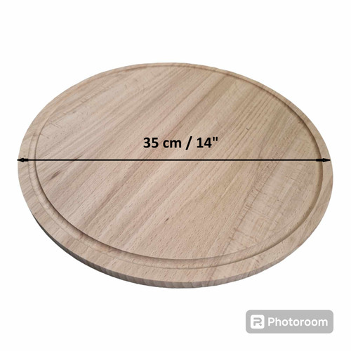 Round circular wooden - , chopping