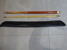 Snooker Pool Billiards 2 Piece Cue (Superleague) With Pot Black Bag