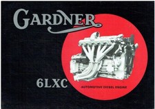GARDNER 6LXC TRUCK DIESEL ENGINE ORIGINAL FACTORY SALES BROCHURE