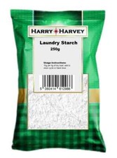 3 x 250g Laundry Starch Powder Linens Chef Whites Shirts Clothes SheetsHotels