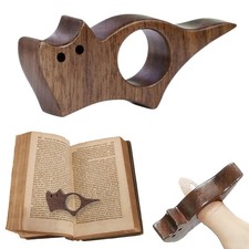 Wood Book Page Holder Marking